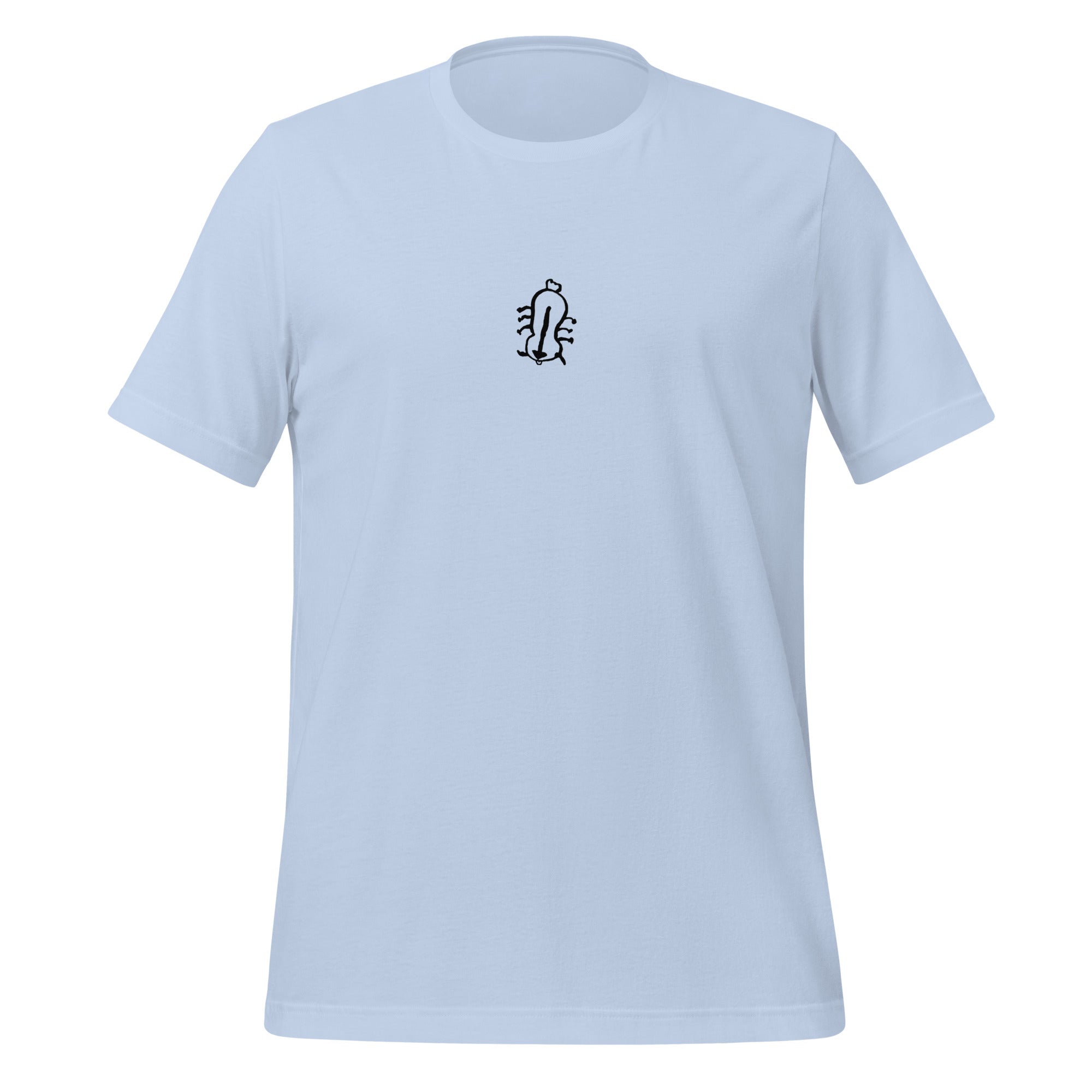 Appa sketch Shirt - Minimal in Baby Blue – Vorderansicht