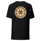 Lotus Shirt in Schwarz – Rückansicht