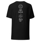 Elements Shirt in Schwarz – Rückansicht