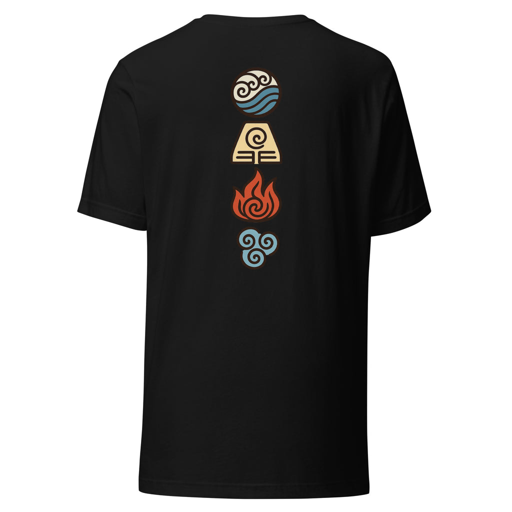 Elements Carton Shirt in Schwarz – Rückansicht
