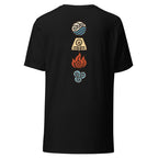 Elements Carton Shirt in Schwarz – Rückansicht
