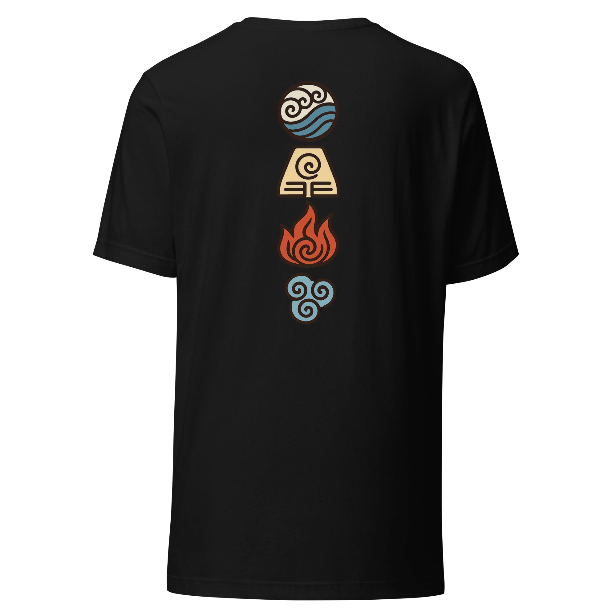 Elements Carton Shirt in Schwarz – Rückansicht