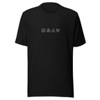 Elements Shirt in Schwarz – Vorderansicht