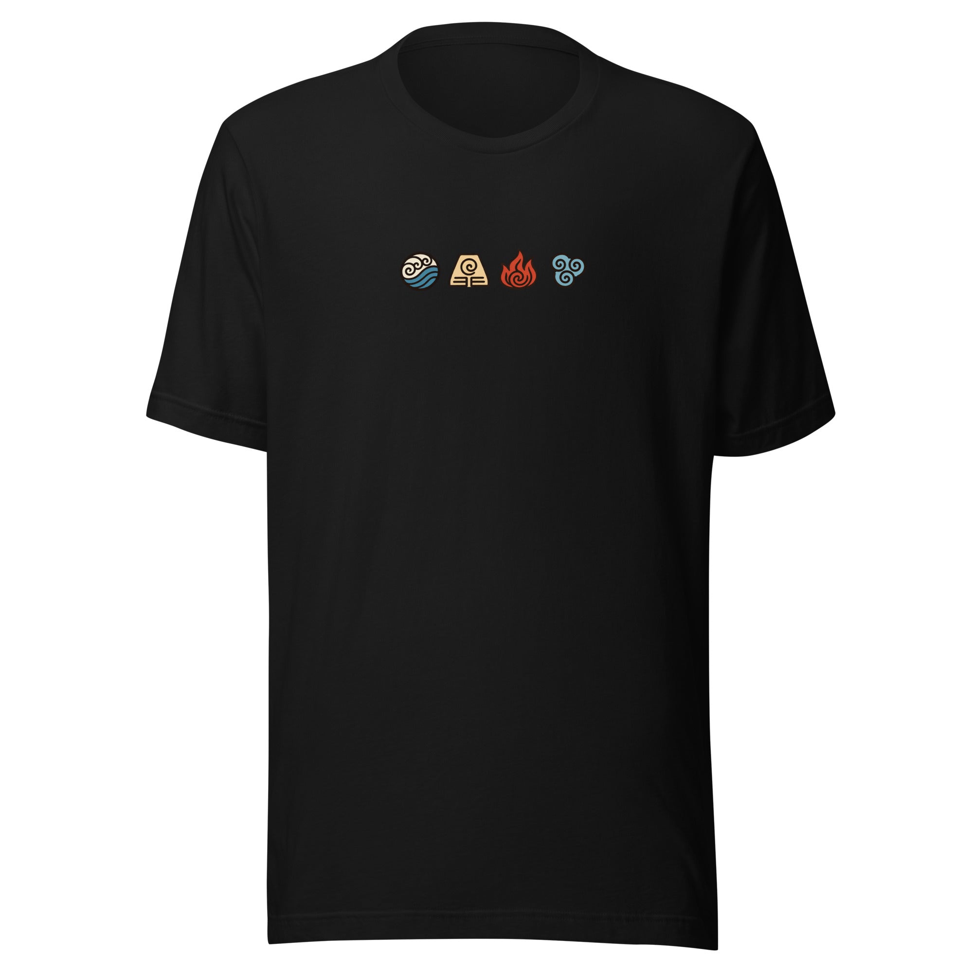 Elements Carton Shirt in Schwarz – Vorderansicht