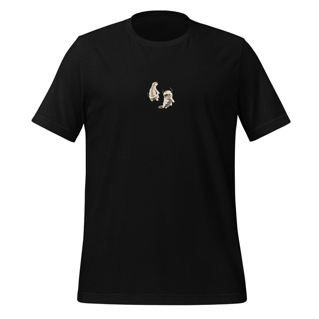 Appa Shirt - Minimal in Schwarz – Vorderansicht