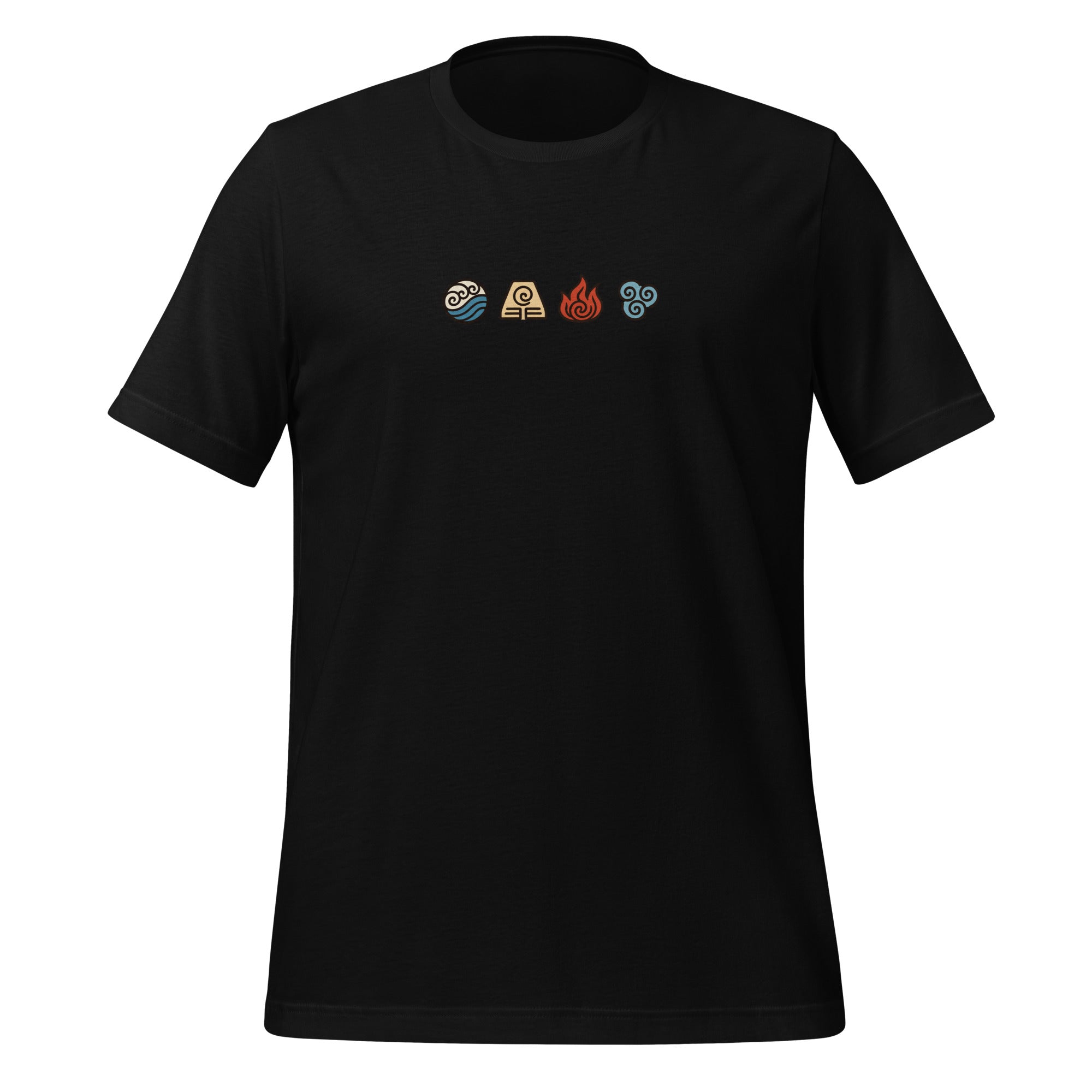 Elements Carton Shirt - Minimal in Schwarz – Vorderansicht