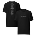 Elements Shirt in Schwarz – Vorder- und Rückansicht