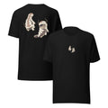 Appa Shirt in Schwarz – Vorder- und Rückansicht