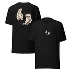 Appa Shirt in Schwarz – Vorder- und Rückansicht