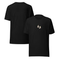 Appa Shirt - Minimal in Schwarz – Vorder- und Rückansicht
