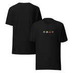 Elements Carton Shirt - Minimal in Schwarz – Vorder- und Rückansicht