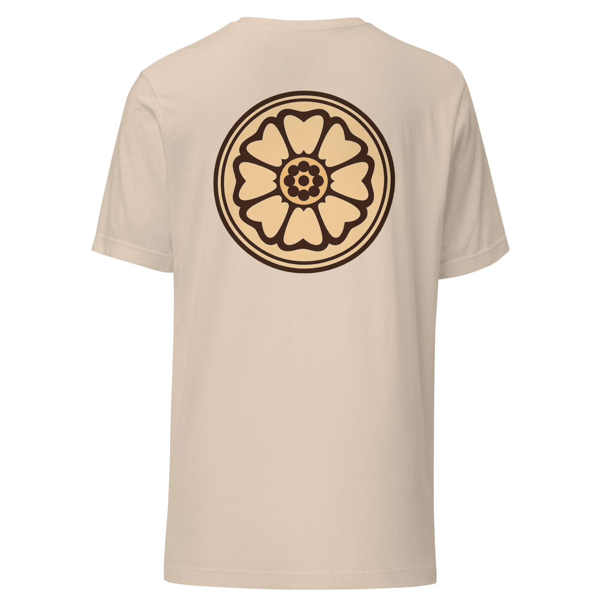 Lotus Shirt in Creme – Rückansicht