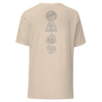 Elements Shirt in Creme – Rückansicht
