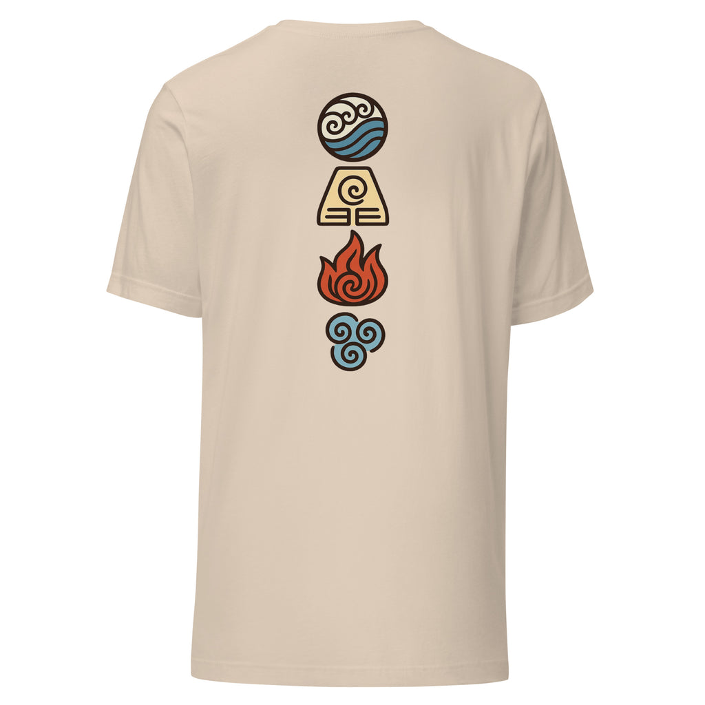 Elements Carton Shirt in Creme – Rückansicht