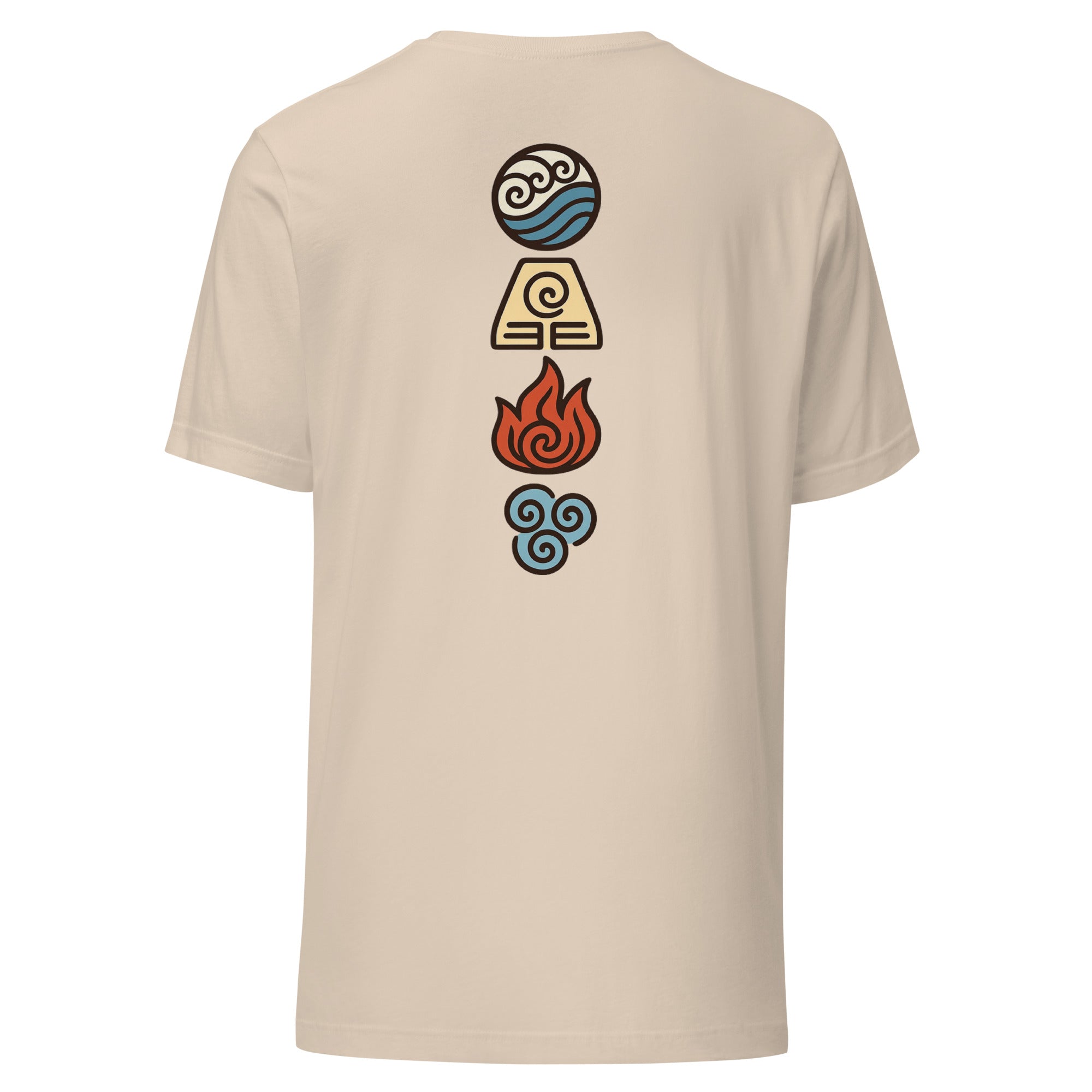 Elements Carton Shirt in Creme – Rückansicht
