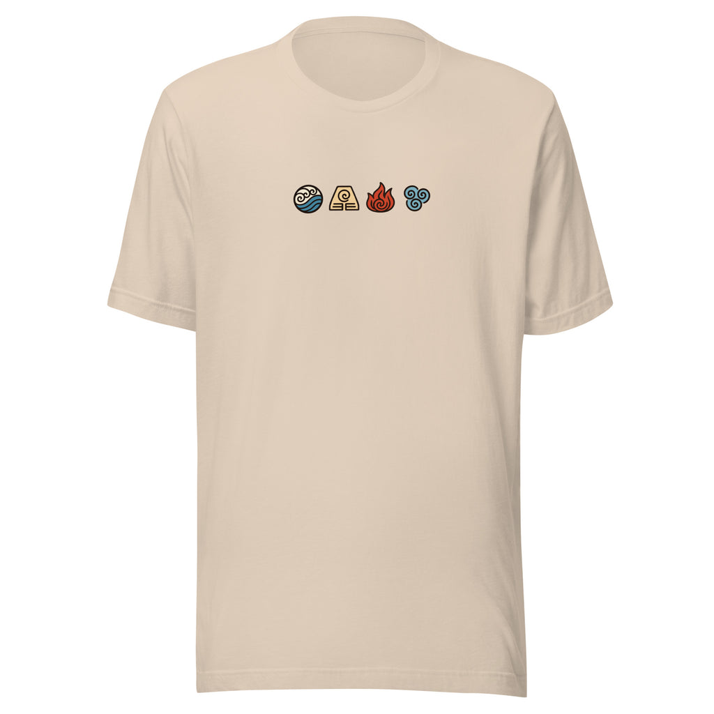 Elements Carton Shirt in Creme – Vorderansicht