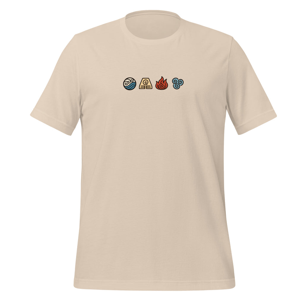 Elements Carton Shirt - Minimal in Creme – Vorderansicht