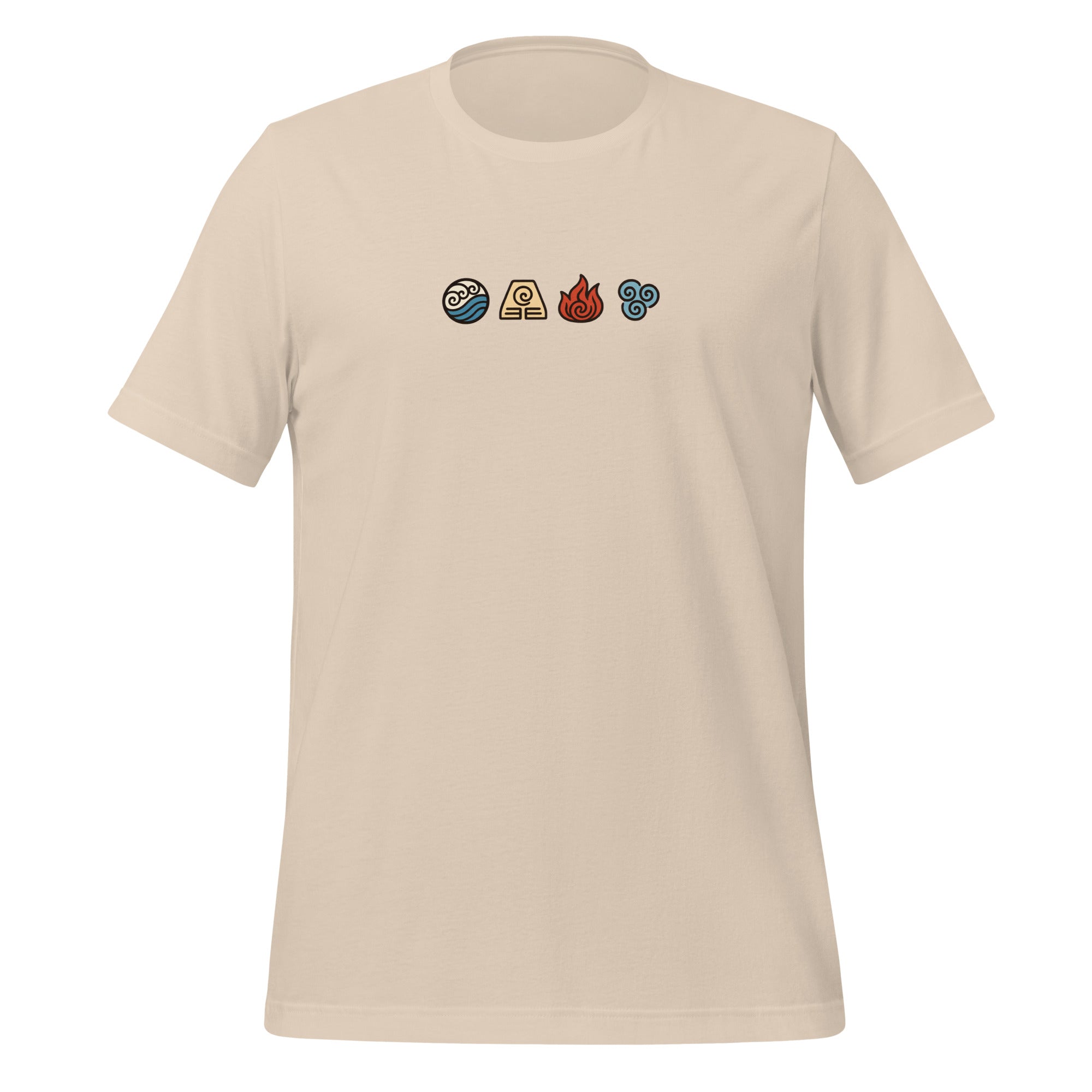 Elements Carton Shirt - Minimal in Creme – Vorderansicht